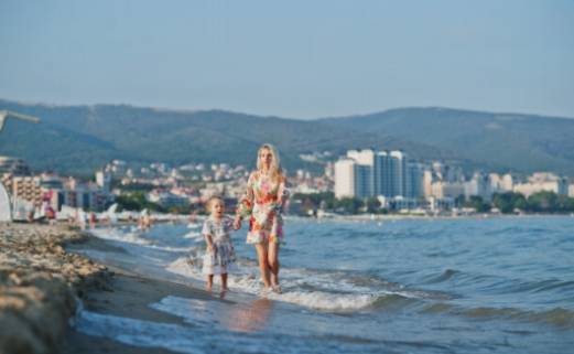 Complexes de luxe en bord de mer pour les familles sur la côte bulgare.